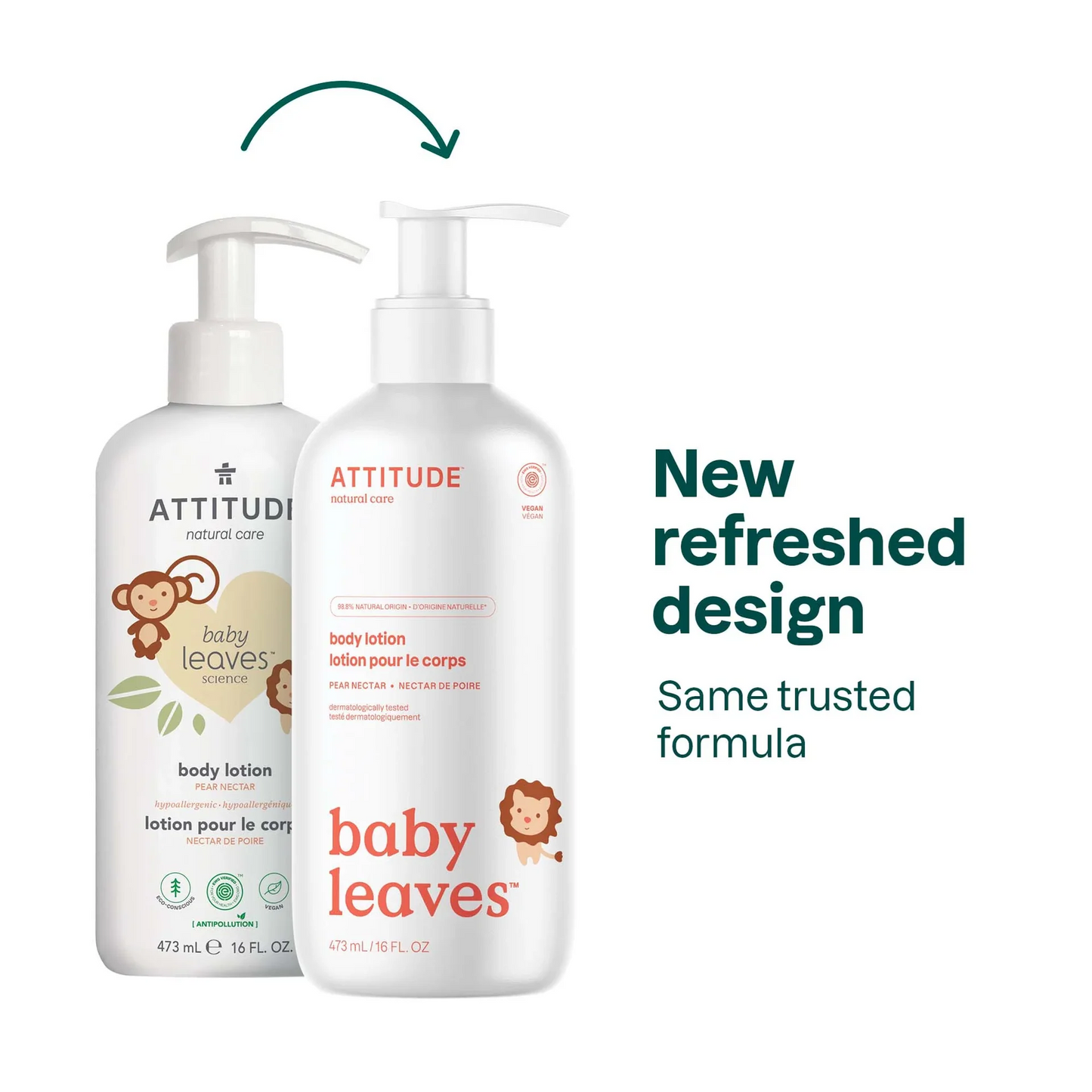 Lotion "Baby Leaves" - Attitude